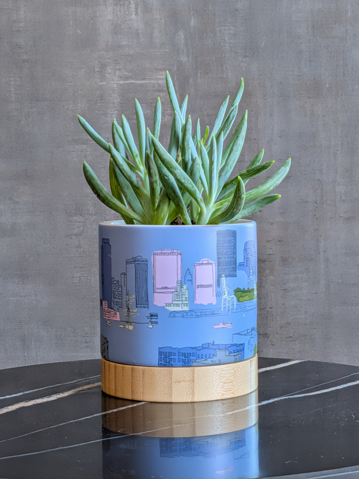 Bridging the Borough - ceramic planter pot