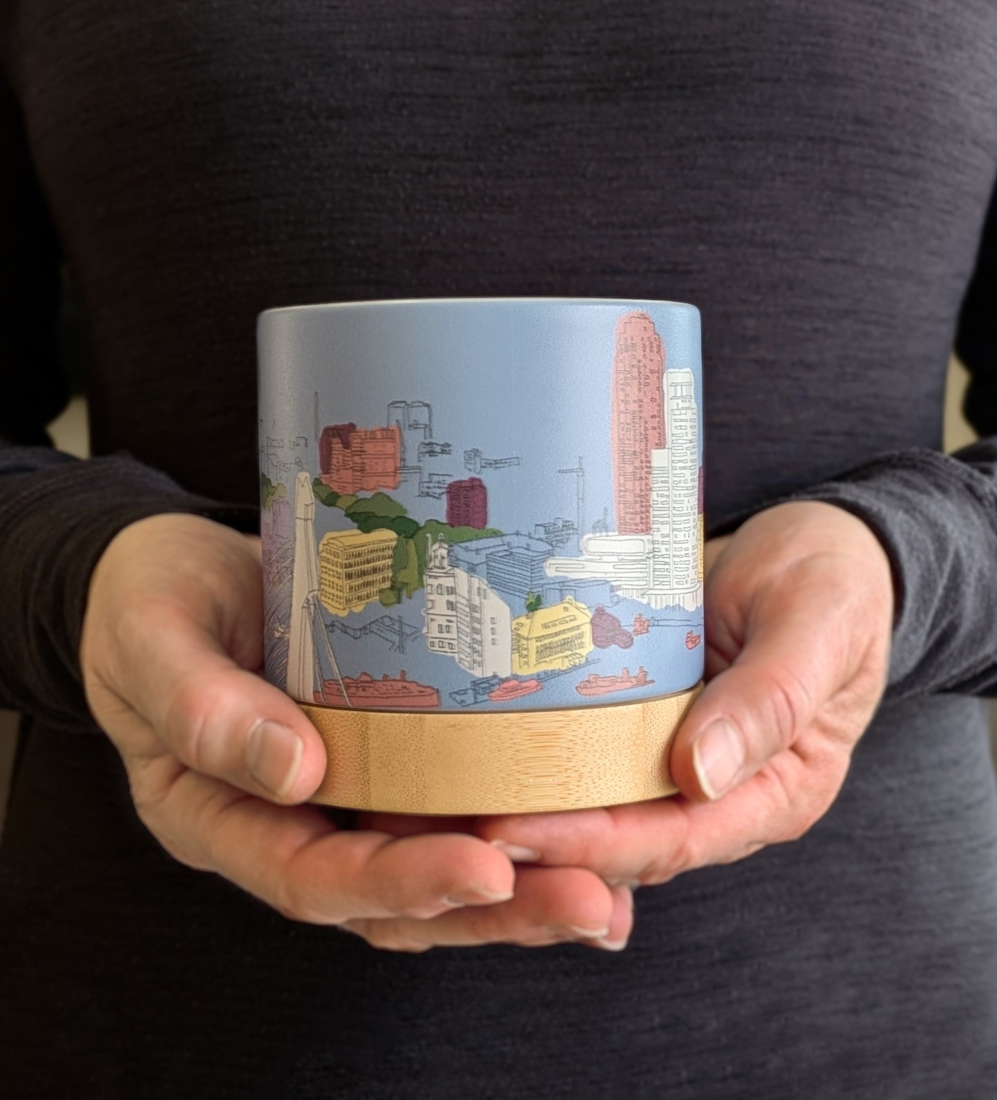 the Port of it All - ceramic planter pot