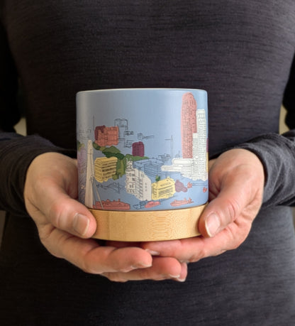 the Port of it All - ceramic planter pot