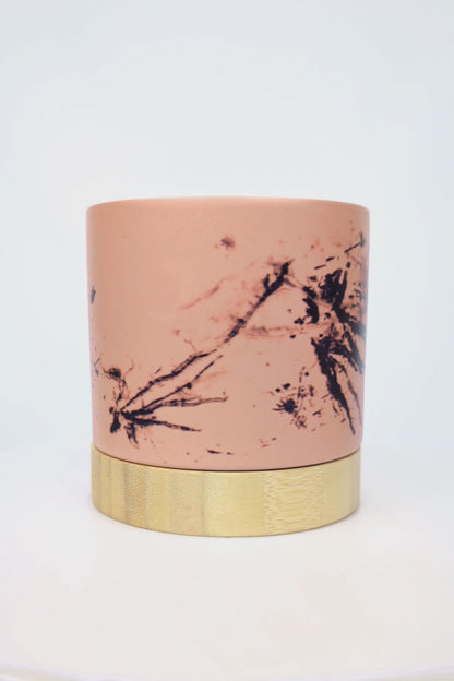 Dandelions Emerge - ceramic planter pot