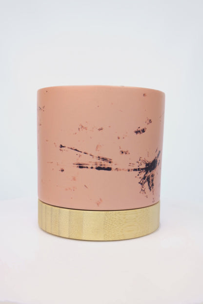 Dragonflies Shimmer - ceramic planter pot