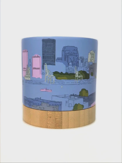 Bridging the Borough - ceramic planter pot