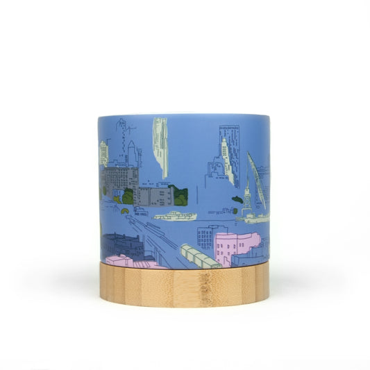 Bridging the Borough - ceramic planter pot