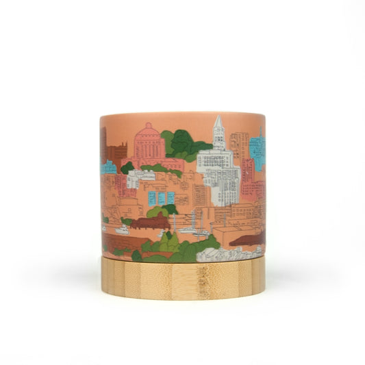 Oaktown Views - ceramic planter pot