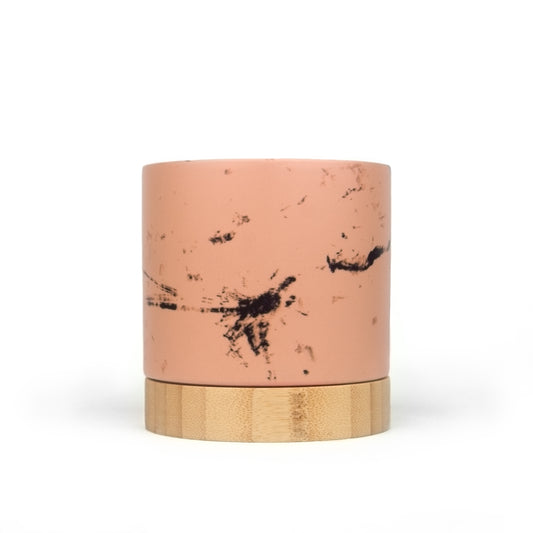 Dragonflies Shimmer - ceramic planter pot
